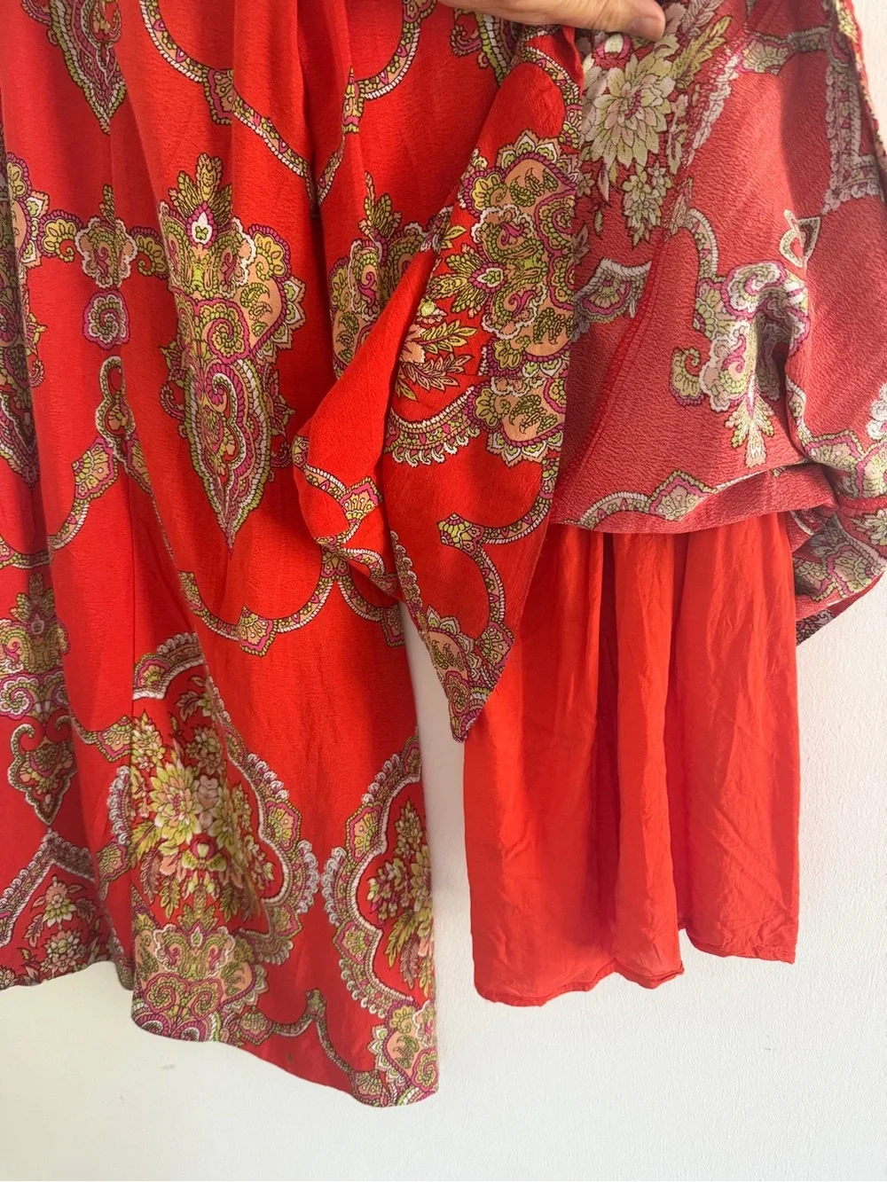 Anthropologie Boho Paisley Wide-Leg Palazzo Pants